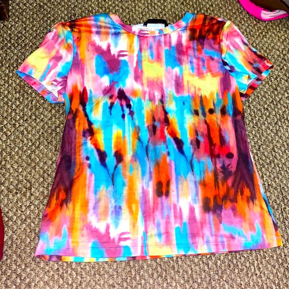 Unworn fashion nova tie dye top